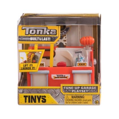 Tonka Tynis Игрален комплект - гараж с включена количка, червен